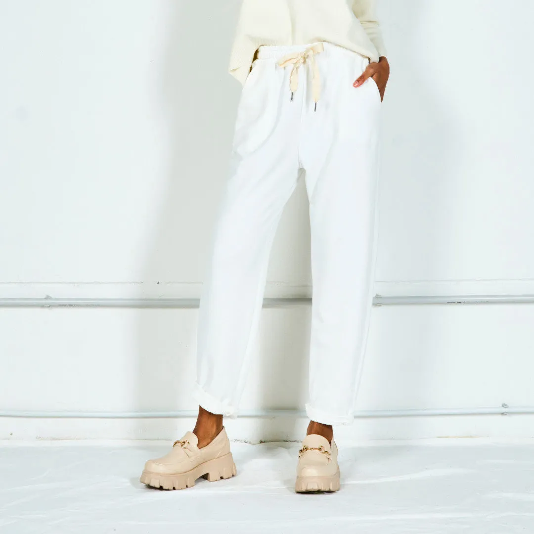 Relaxed drawstring jogger pants wholesale