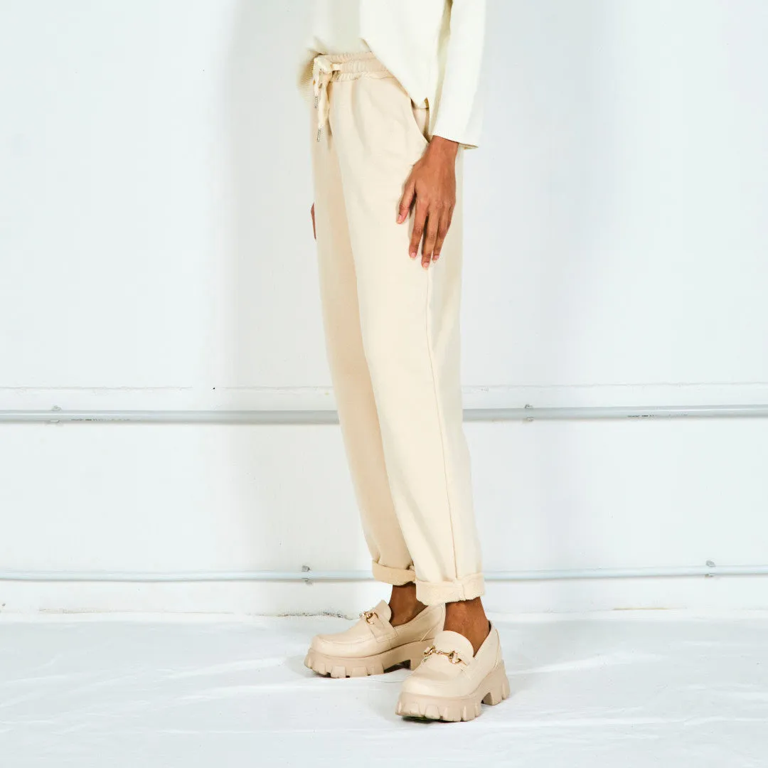 Relaxed drawstring jogger pants wholesale