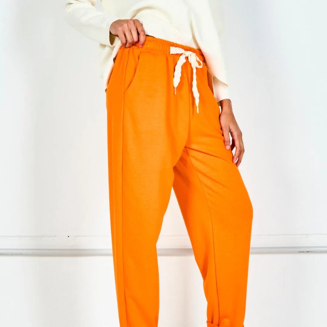 Relaxed drawstring jogger pants wholesale