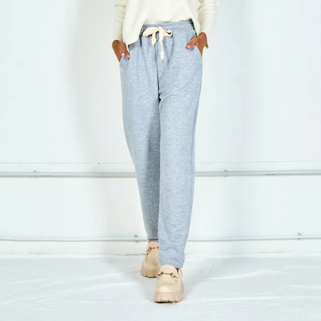 Relaxed drawstring jogger pants wholesale