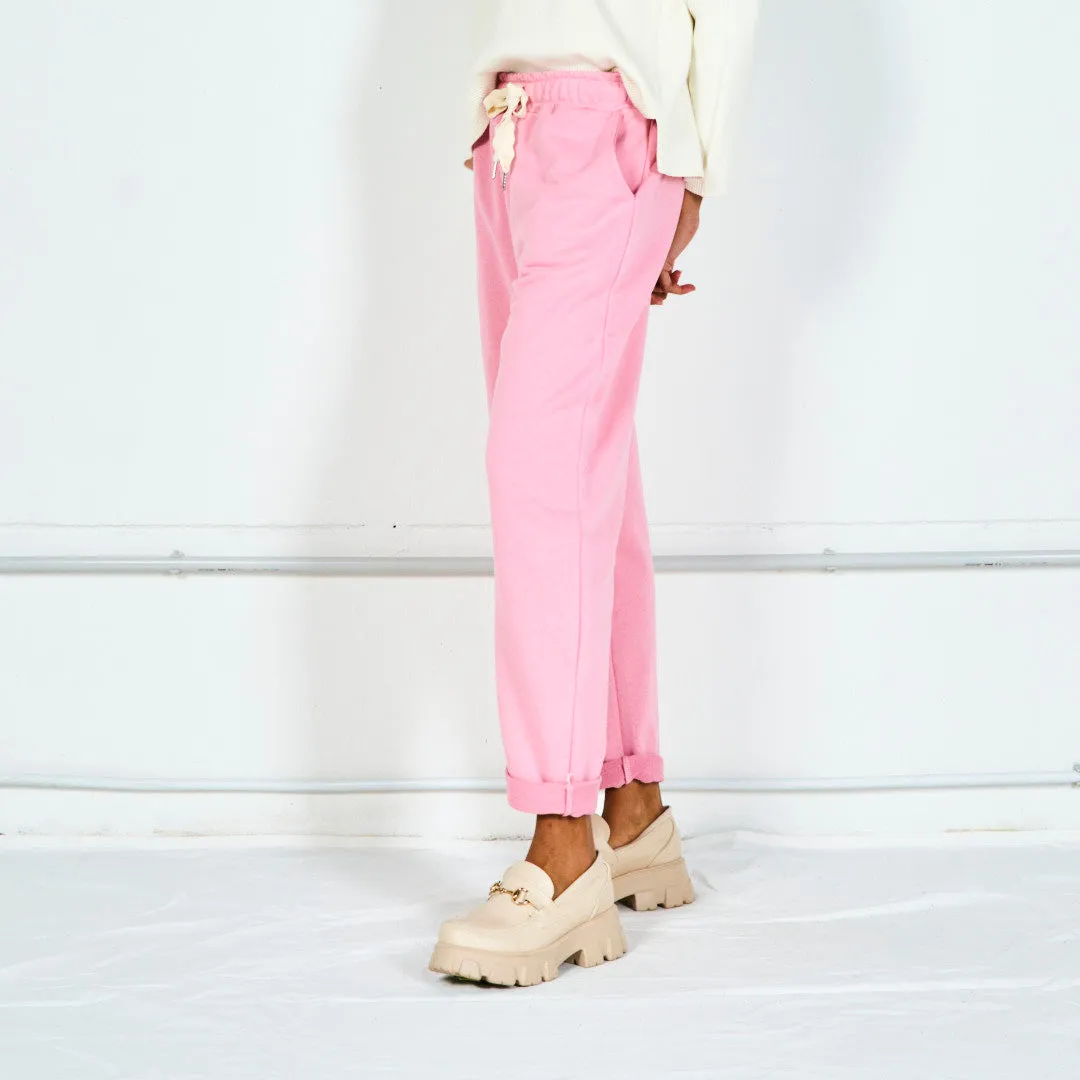 Relaxed drawstring jogger pants wholesale