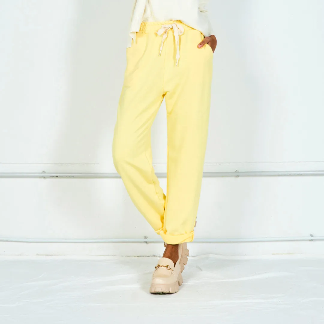 Relaxed drawstring jogger pants wholesale