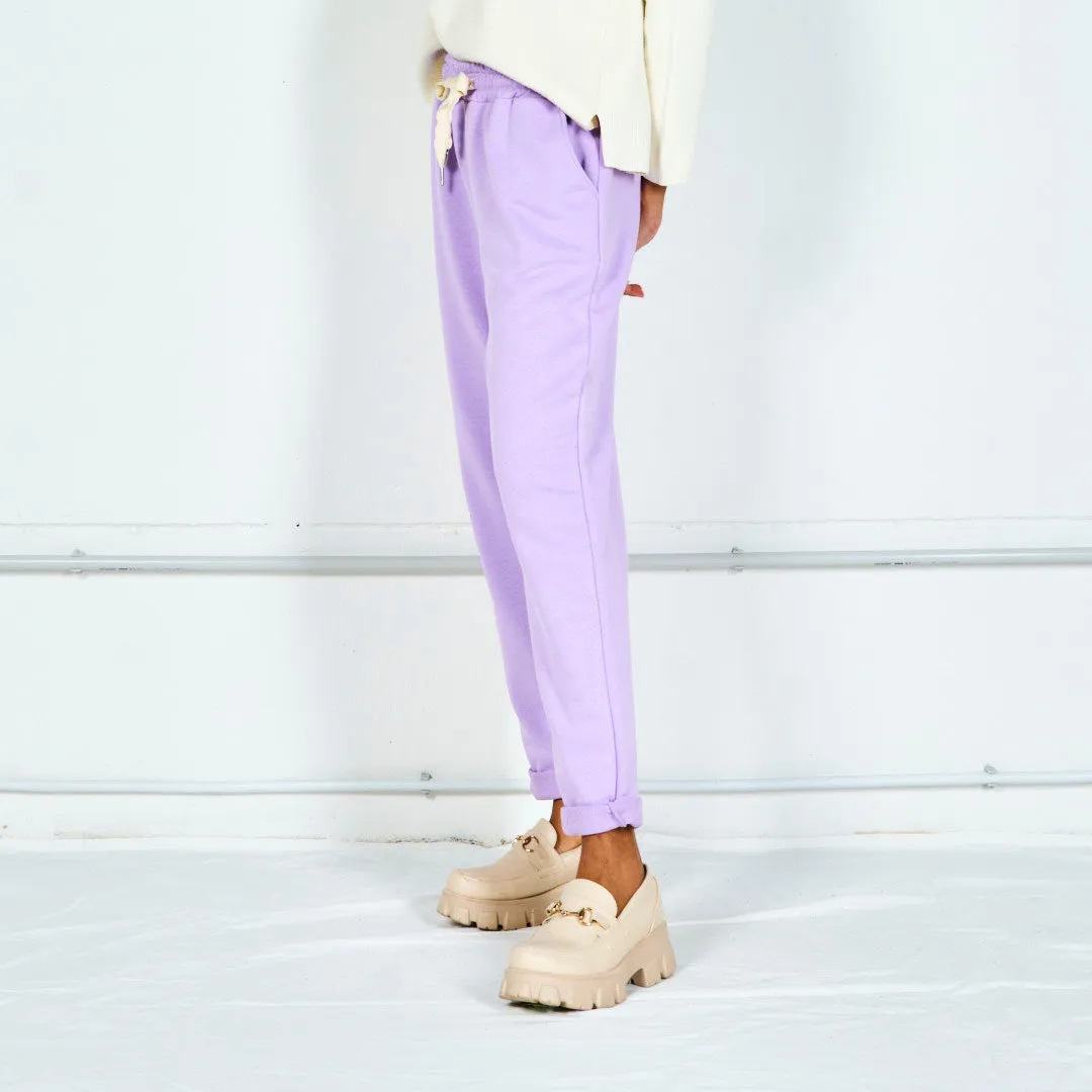 Relaxed drawstring jogger pants wholesale