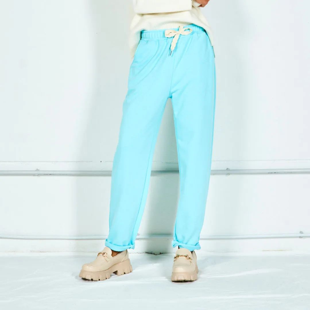 Relaxed drawstring jogger pants wholesale