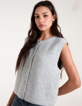 Ribbed Knit Vest