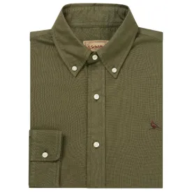 Schoffel Cavendish Oxford Mens Shirt - Woodland