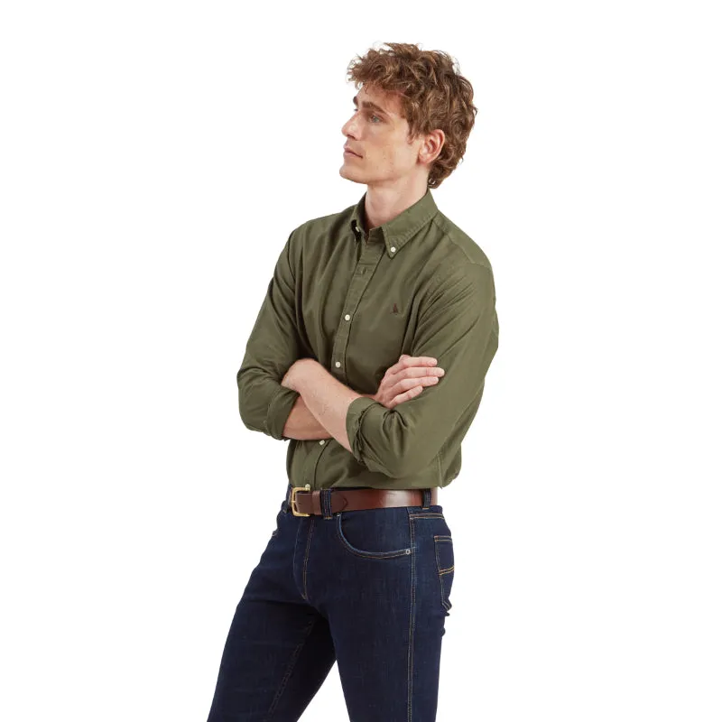 Schoffel Cavendish Oxford Mens Shirt - Woodland