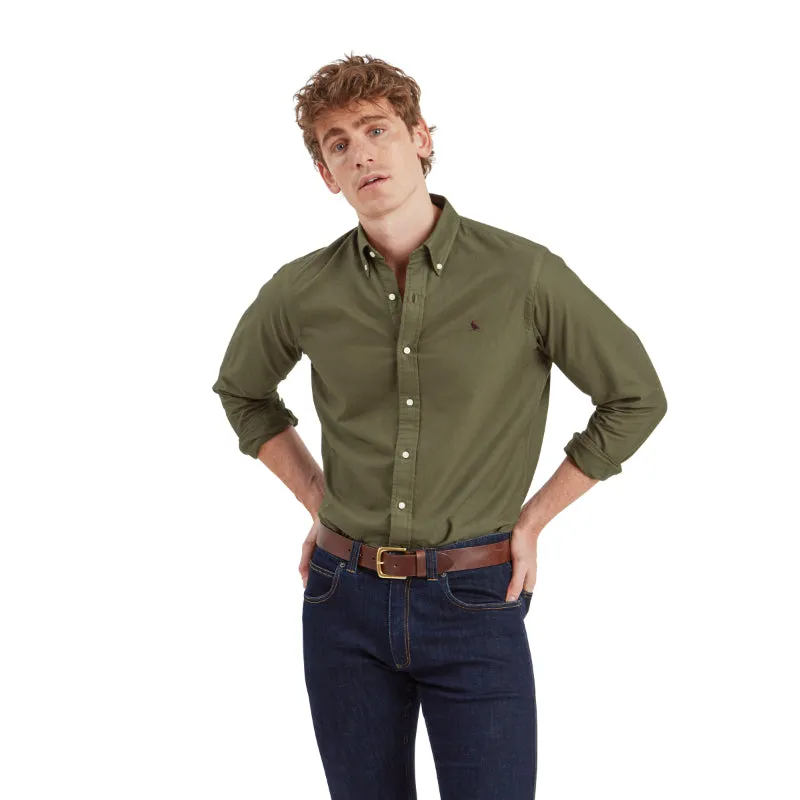Schoffel Cavendish Oxford Mens Shirt - Woodland