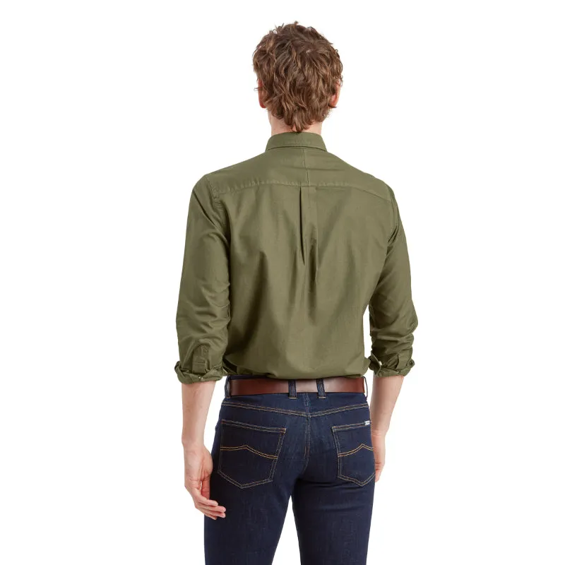 Schoffel Cavendish Oxford Mens Shirt - Woodland