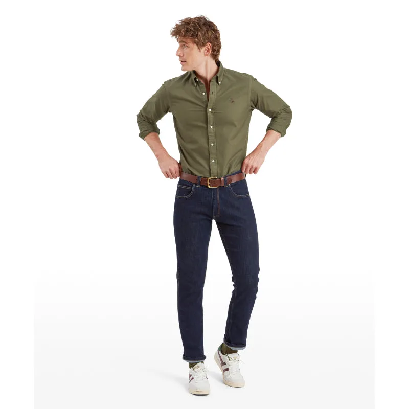 Schoffel Cavendish Oxford Mens Shirt - Woodland