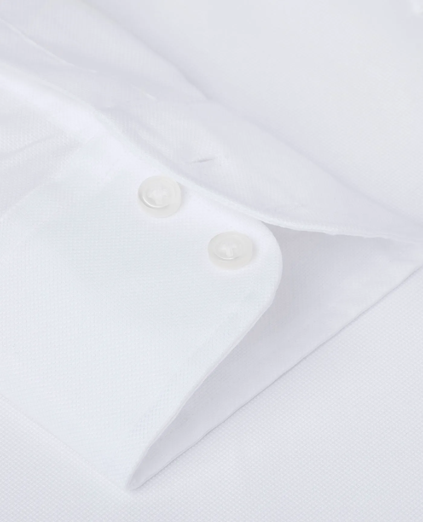 Slim Fit White Oxford Button Down Shirt