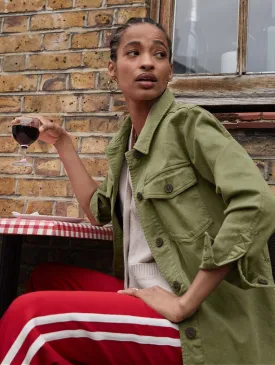 Stella Organic Cotton Jacket | Light Olive