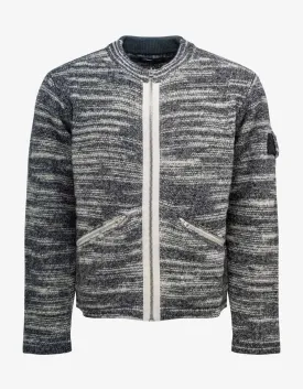 Stone Island Shadow Project Grey Chapter 2 Knitted Cardigan