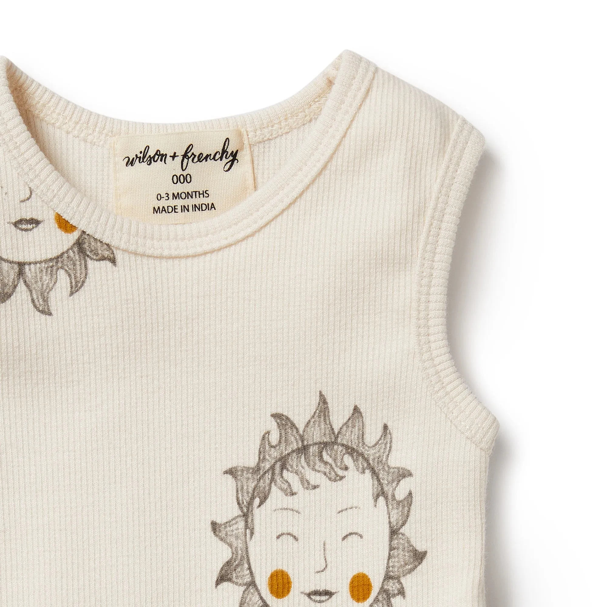 Wilson and Frenchy Shine On Me Organic Ruffle Bodysuit