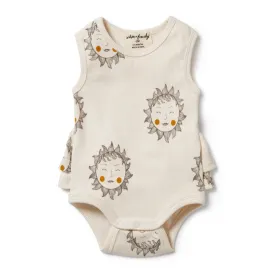 Wilson and Frenchy Shine On Me Organic Ruffle Bodysuit