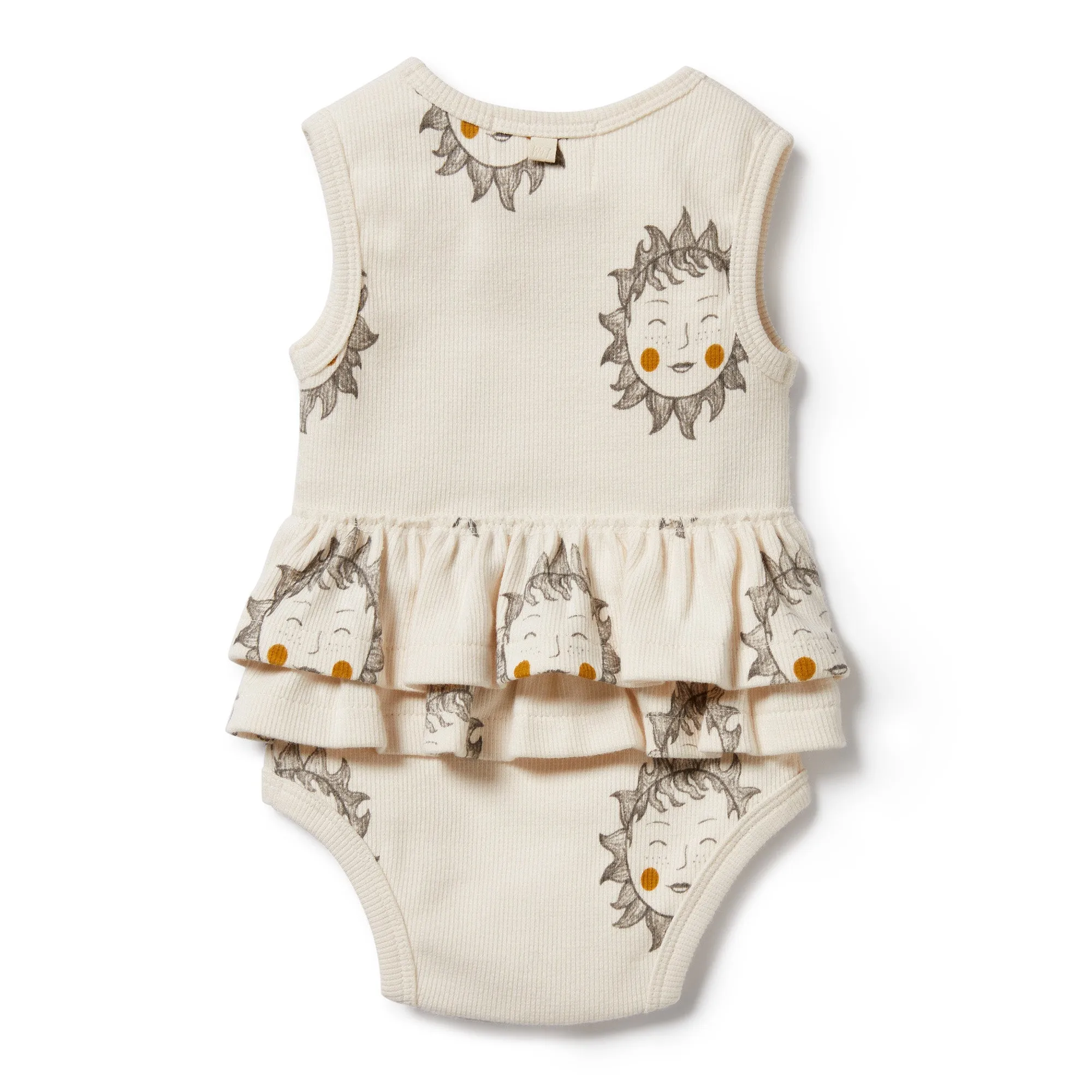 Wilson and Frenchy Shine On Me Organic Ruffle Bodysuit