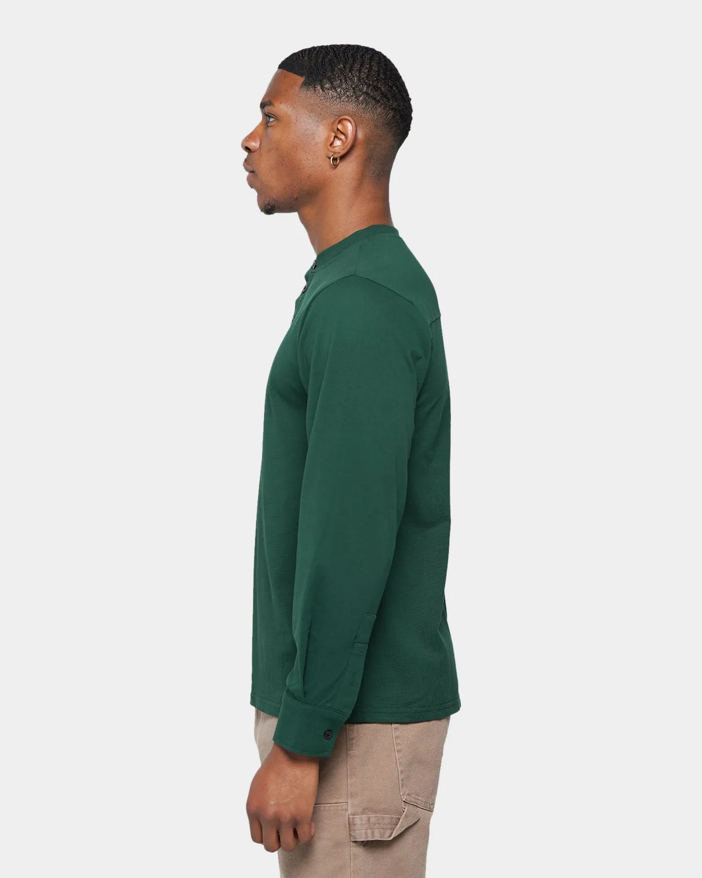 XXIII Verte Button Up Forest Green